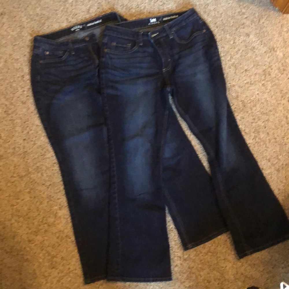 2-pair Riders Lee midrise bootcut 10p